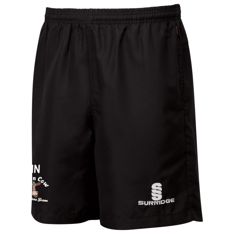 Brown Cow Rounders Blade Shorts : Black