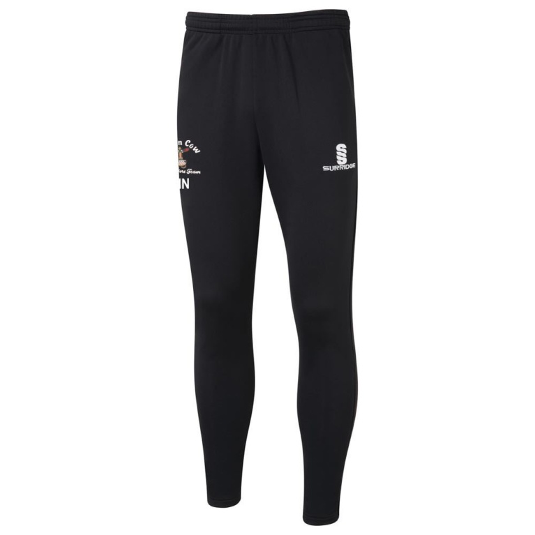 Brown Cow Rounders Tek Slim Training Pants : Black